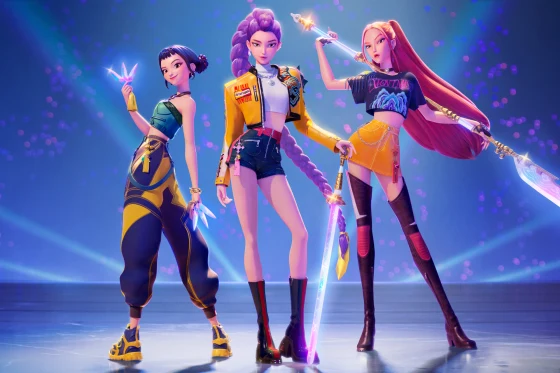 K-Pop Demon Hunters showing training and practice scenes